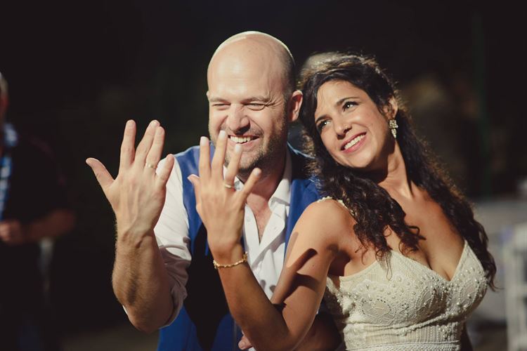 החתונה של אורית גלבמן ויונתן קנסקביץ' 1