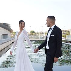 בגלל השמלה והעיצוב: החופה הזו היתה עוצרת נשימה